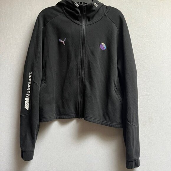BMW Puma Motorsport Full Zip Hoodie Jacket Sz XL - Picture 1 of 10